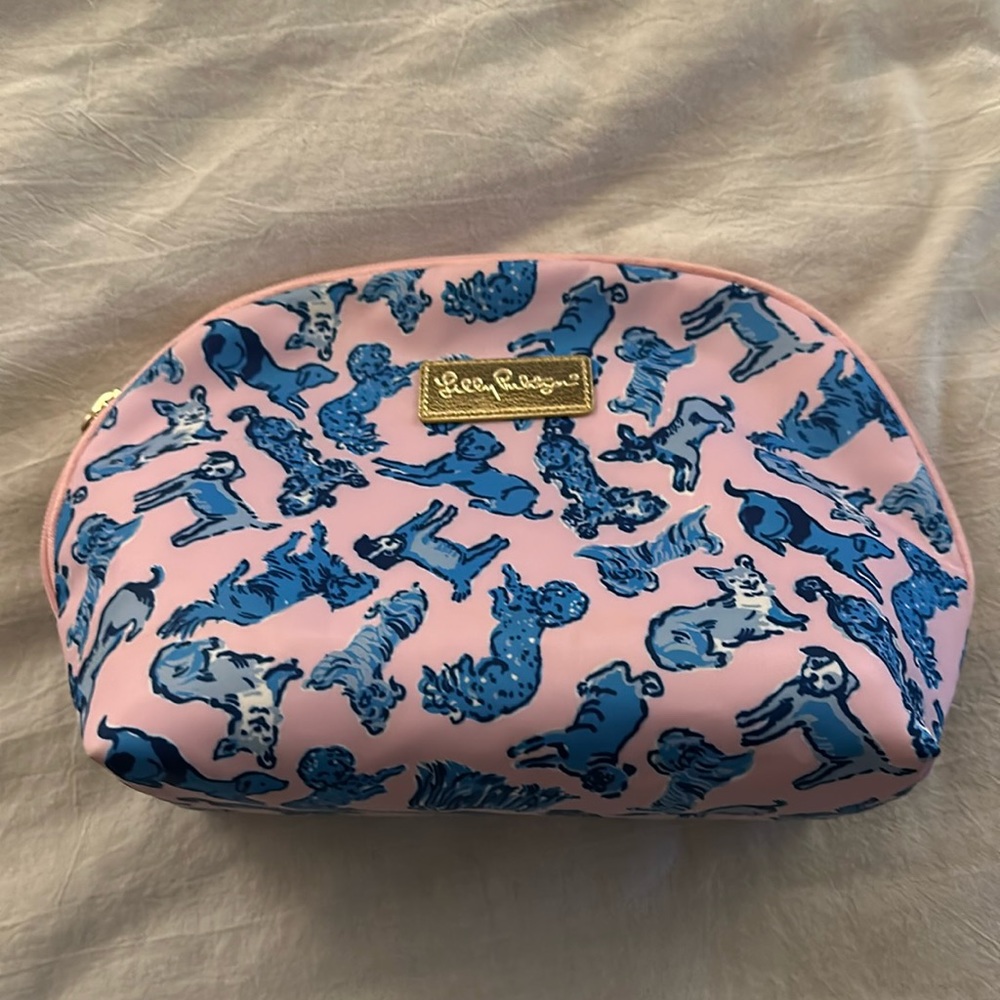 Lilly Pulitzer cosmetic bag in Ruff Night